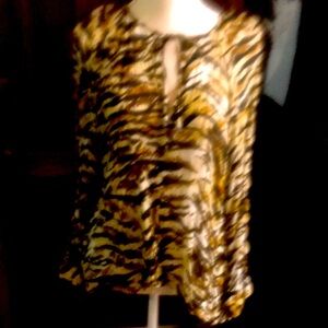 Stylish Animal Print Women's Top